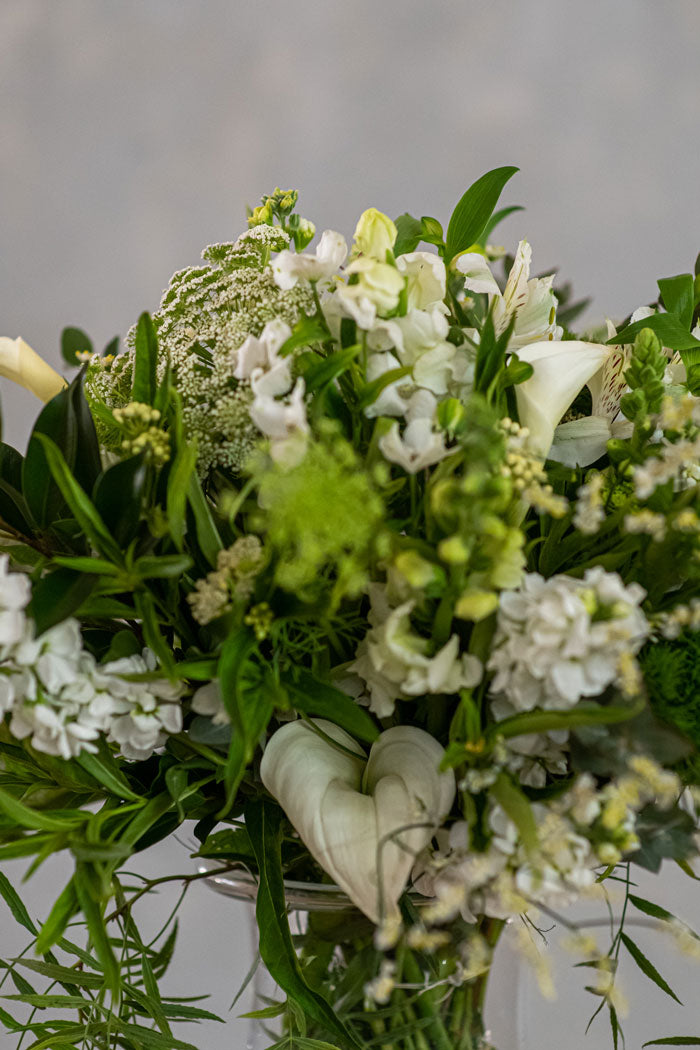 White is the new black bouquet