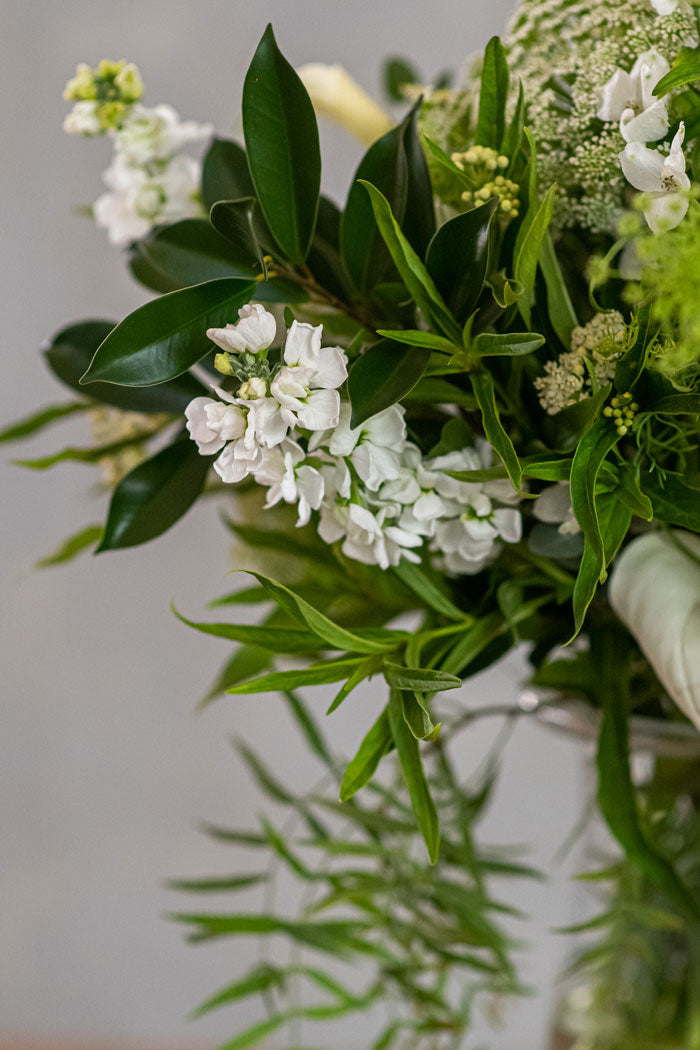 White is the new black bouquet