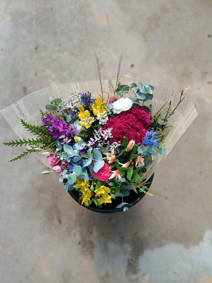 Wild Flower girl bouquet