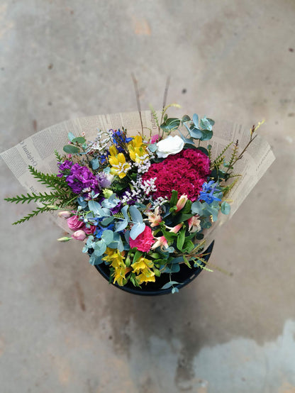 Wild Flower girl bouquet
