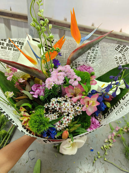 Wild Flower girl bouquet